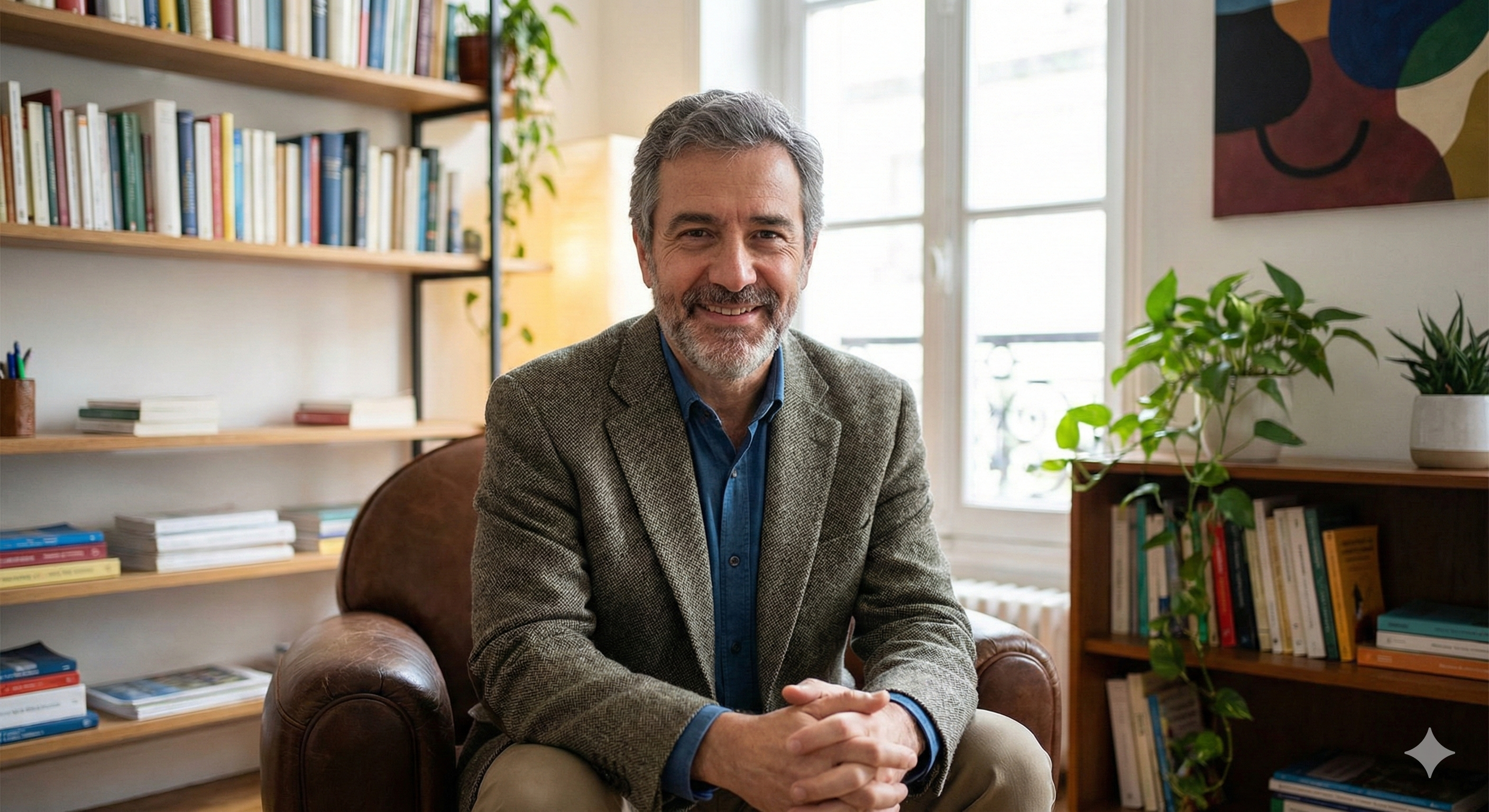 Ricardo Montanari em seu consultório